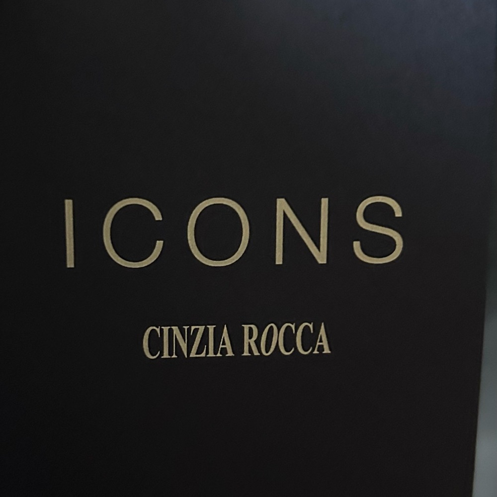 NWT! Cinzia Rocca Icons Wool/ Cashmere Coat With Stand up Collar Black size 12 - Picture 11 of 12